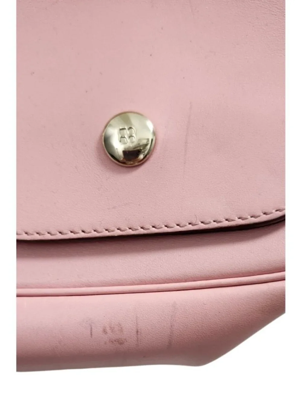 Kate Spade New York Pink Leather Shoulder Bag Purse Gold Hardware Y2K Vintage